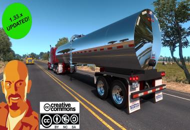 TREMCAR MILK TANKER TRAILER REWORKED ATS 1.33.x