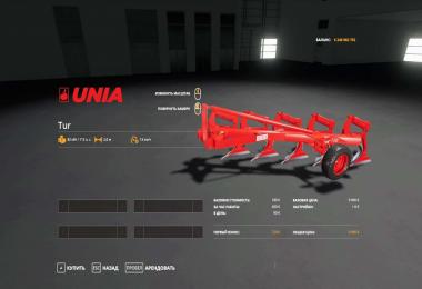 UNIA TUR Plows Mod pack v1.0