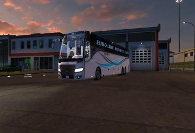 Volvo 9700 bus Euro line official and bus + passenger v2.0