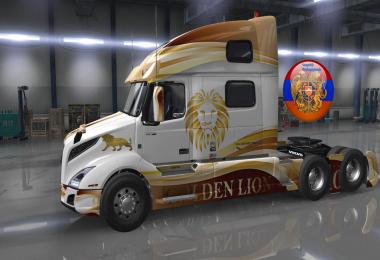 Volvo VNL 2018 Truck Golden Lion Skins 1.33.x