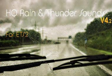 HQ Rain & Thunder sounds v4.2