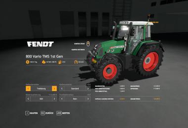 Fendt 800 Vario TMS v1.0.0.6