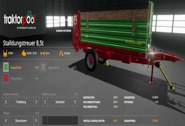 [FBM Team] manure spreader set 8.5t v1.0.0.0