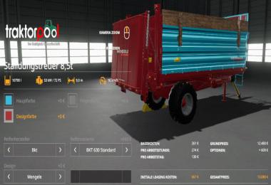 [FBM Team] manure spreader set 8.5t v1.0.0.0