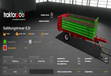 [FBM Team] manure spreader set 8.5t v1.0.0.0