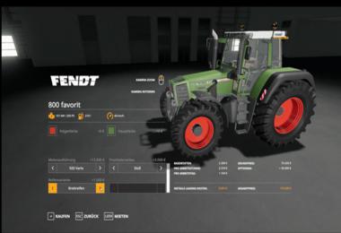 Fendt 800 Favorit v1.0