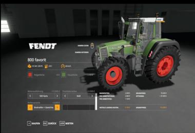 Fendt 800 Favorit v1.0