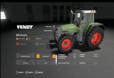 Fendt 800 Favorit v1.0