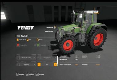 Fendt 800 Favorit v1.0