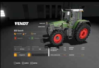 Fendt 800 Favorit v1.0