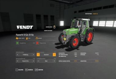 Fendt Favorit 511c, 512c-515c v1.2.2