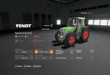 Fendt Favorit 511c, 512c-515c v1.2.2