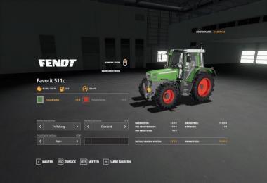 Fendt Favorit 511c, 512c-515c v1.2.2