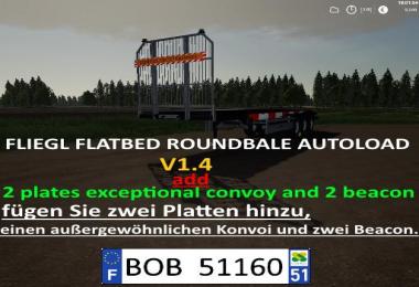 Fliegl Flatbed Round Autoload v1.4