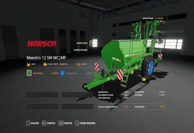 Horsch Maestro12SW MultiFruit Color v1.0