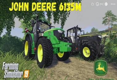 John Deere 6135M and Black Beauty v1.1