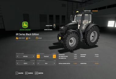 John Deere 6R Black + Green Edition v1.0.0.4