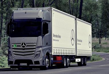 Mercedes Actros MP4 Rigid Chassis Mod v1.1