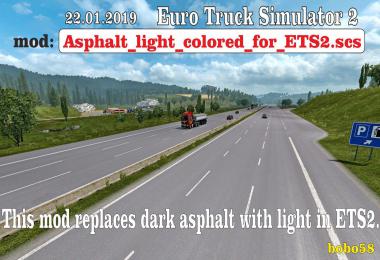 Road asphalt for ETS2 1.33.x