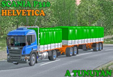 Scania P 310 Argentino + Helvetica 2017 Trailer 1.33.x