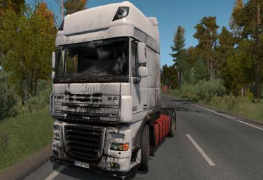 Skin Dirt for DAF XF 105 v1.0 1.32.x-1.33.x