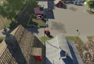 USA/Ohio Stae flag beneath v1.0.0