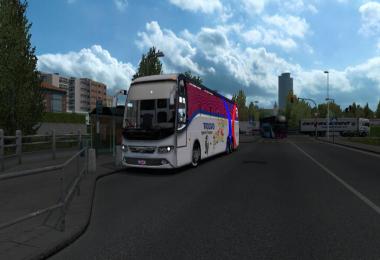 Volvo px 9700 and 9400 bus new texture skin DBMX 1.33.x