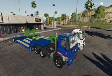 16 WHEELS LOWDECK TRAILER v1.1.0.1