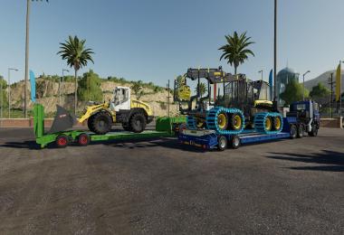 16 WHEELS LOWDECK TRAILER v1.1.0.1