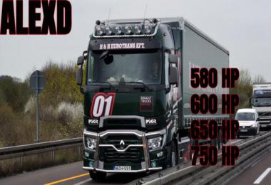 ALEXD Renault Range T New Engine 580-750HP v1.2