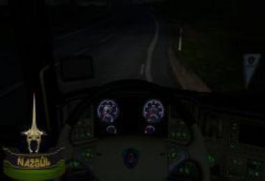 Blue dashboard scania v1.0