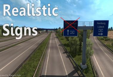 ETS 2 - Realistic Signs v1.0