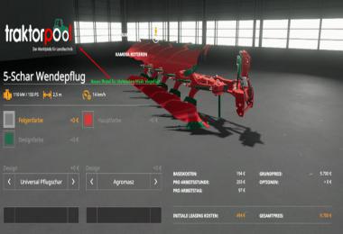 FBM Team - 5-pack turning plow pack v2.0