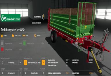 [FBM Team] manure spreader set 8.5t v2.0.0.0