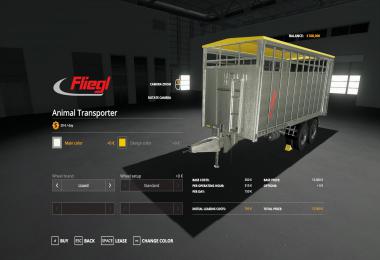 Fliegl animal trailer v1.0