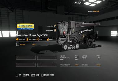 FS19 Bones NewHolland Harvester Pack VE Update v2.0