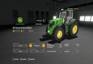 John Deere 6R Green Edition v1.0.0.8