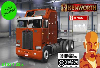 KENWORTH K100 ETS2 1.33.x