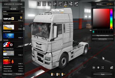 MAN TGX Euro 6 Template v1.0