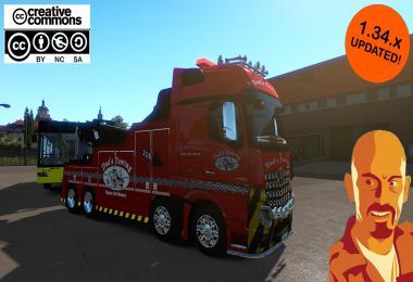 MERCEDES BENZ ACTROS MPIV CRANE TRUCK ETS2 1.34.x