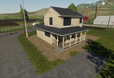 Placeable 4 bedroom house with sleep trigger v1.0