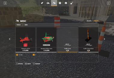 Placeable traffic cones v1.0