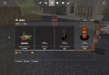 Placeable traffic cones v1.0