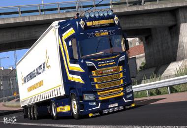 Scania S NextGen Van Oostenbrugge Combo Skin Pack 1.34.x