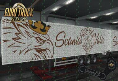 SCANIA VABIS GOLD OWNERSHIP TRAILER SKIN v1.0