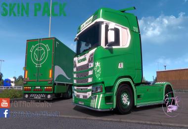 Skin Pack for Scania S Next Gen and Standard Trailers v1.0