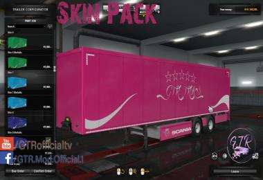 Skin Pack for Scania S Next Gen and Standard Trailers v1.0