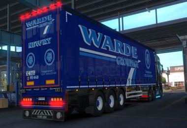 Warde Groupage Scania NG S + Trailer Skin 1.33.x