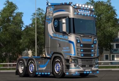 Warde Groupage Scania NG S + Trailer Skin 1.33.x