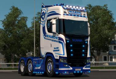 Warde Groupage Scania NG S + Trailer Skin 1.33.x